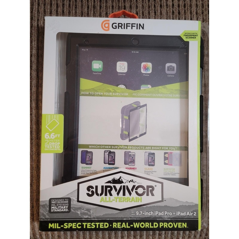 All Terrain Case Griffin Survivor 9.7 inch iPad Protector iPad Air 2 NIB